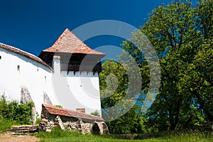 Viscri, fortified church in Romania