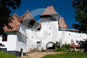 Viscri, fortified church in Romania