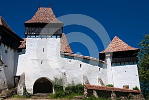 Viscri, fortified church in Romania