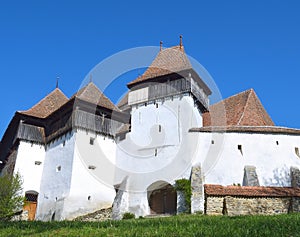 Viscri fortified church, in Transylvania, Romania