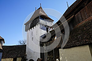 The Viscri fortified church, a Lutheran fortified church in Viscri, Brasov County, in the Transylvania region of Romania