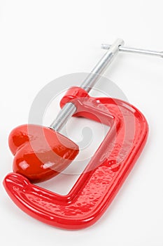 Vise Grip and red heart