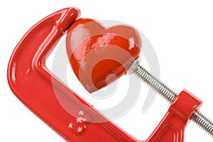 Vise Grip and red heart