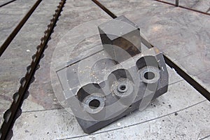 Vise of Lathe machine