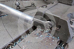 Vise of Lathe machine