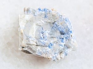 vishnevite stone on white