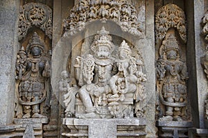 Vishnu Avatar, Narasimha Part Lion and part man. Chennakeshava Temple complex