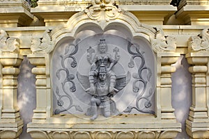 Vishnu on Garuda