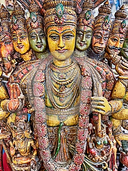 Vishnu With Several Incarnations