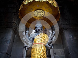 Vishnu Statue at Angkor Wat, Cambodia