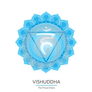 Vishuddha chakra of human body