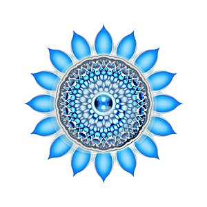 The Vishuddha Chakra Mandala