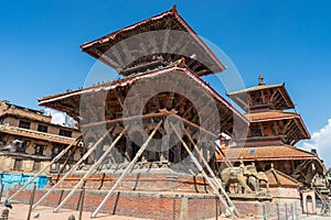 Vishwanath Temple reconstruction at Patan dubar square, Kathmandu, Nepal