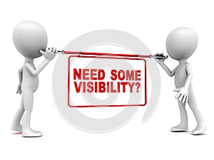 Visibility advertisement photo