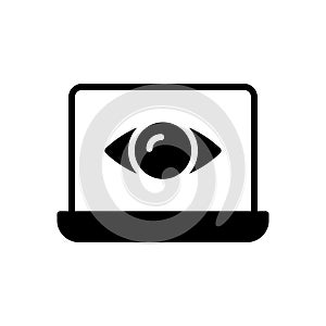 Visible vector glyph flat  icon