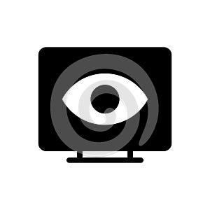 Visible vector glyph flat icon