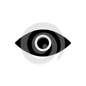 Visible vector glyph flat  icon