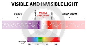 Visible and invisible light