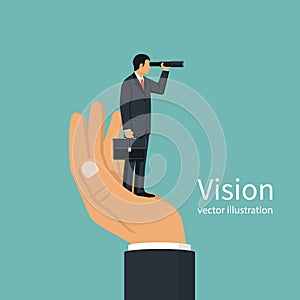 Vision business concept.