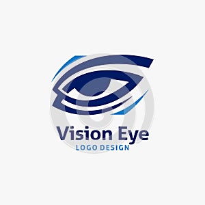 Vision eye logo design