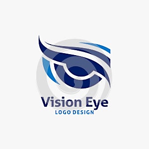 Vision eye logo design