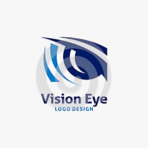 Vision eye logo design