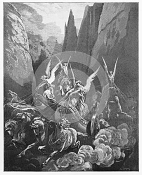 Vision of the four chariots