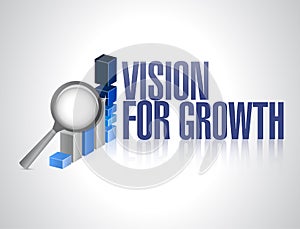 Vision for growth. business concept illustration
