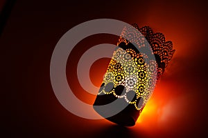 Vision of islamic pattern Cylindrical pot