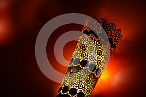 Vision of islamic pattern Cylindrical craft