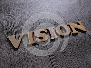 Vision, Motivational Words Quotes Concept