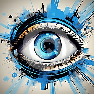 Vision of Tomorrow: Blue Eye Future Vision Banner