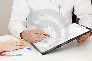 Visit in gynecological office