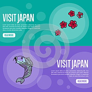 Visit Japan Travel Company Landing Page Template