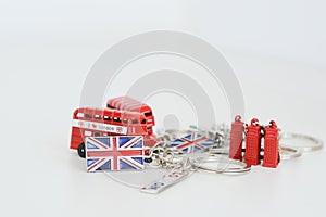 Visit London concept with keychain