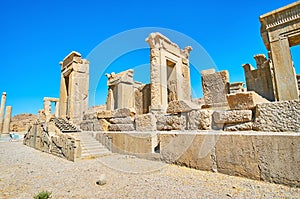 Visit palaces of Persepolis, Iran