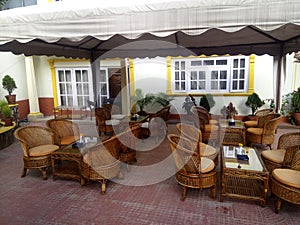 Teashop in the evening