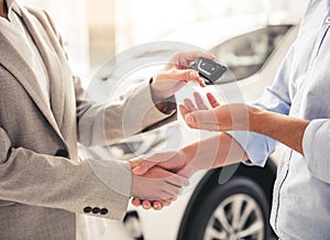 Visiting car dealership