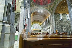 Visiting the Galway cathedral