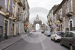 Visiting the Giuseppe Garibaldi gate