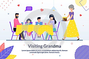 Visiting Grandma and Sweet Moment Motivate Poster