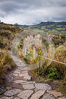 Visiting Lake Guatavita, Colombia