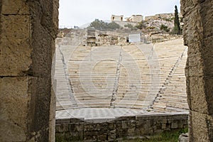 Visiting the Odeon of Herodes Atticus