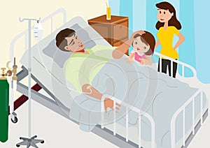 Visiting Patient In Hospital