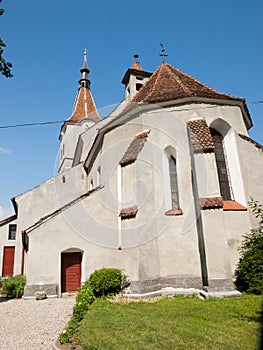 Visiting Rasnov city, the Evangelic church 