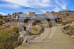 Visitor center in natural reserve