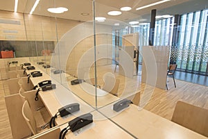 visitor center in a prison