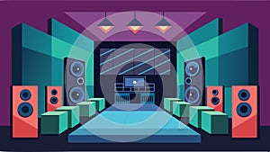 Visitors could demo highend speakers and amplifiers in a soundproof room allowing for a truly immersive listening photo