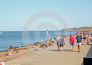 Visitors To Herne Bay Beach