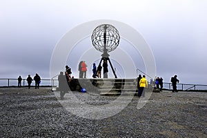 Visitors to North Cape